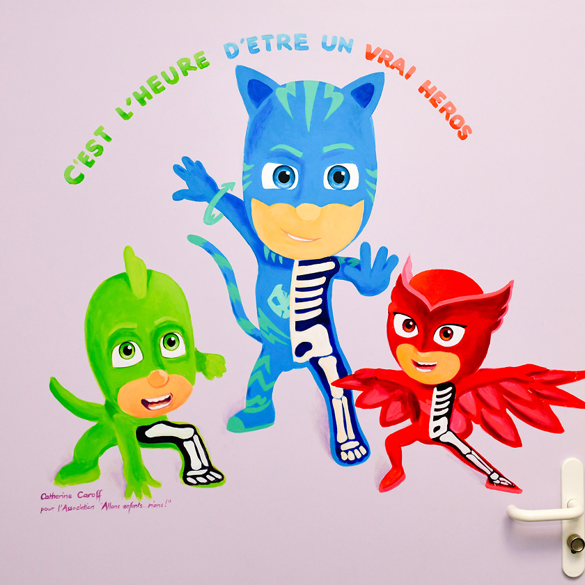 Dessin animé mural