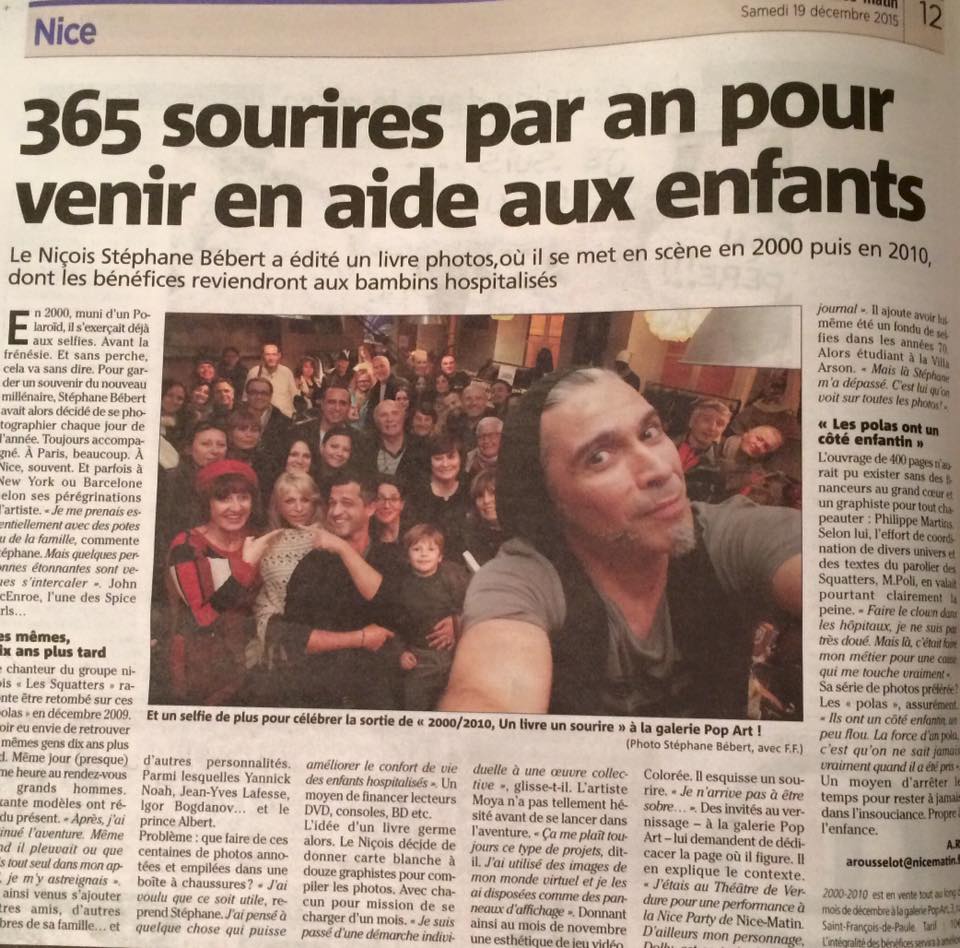 Nice Matin : 365 sourires par an pour venir en aide aux enfants